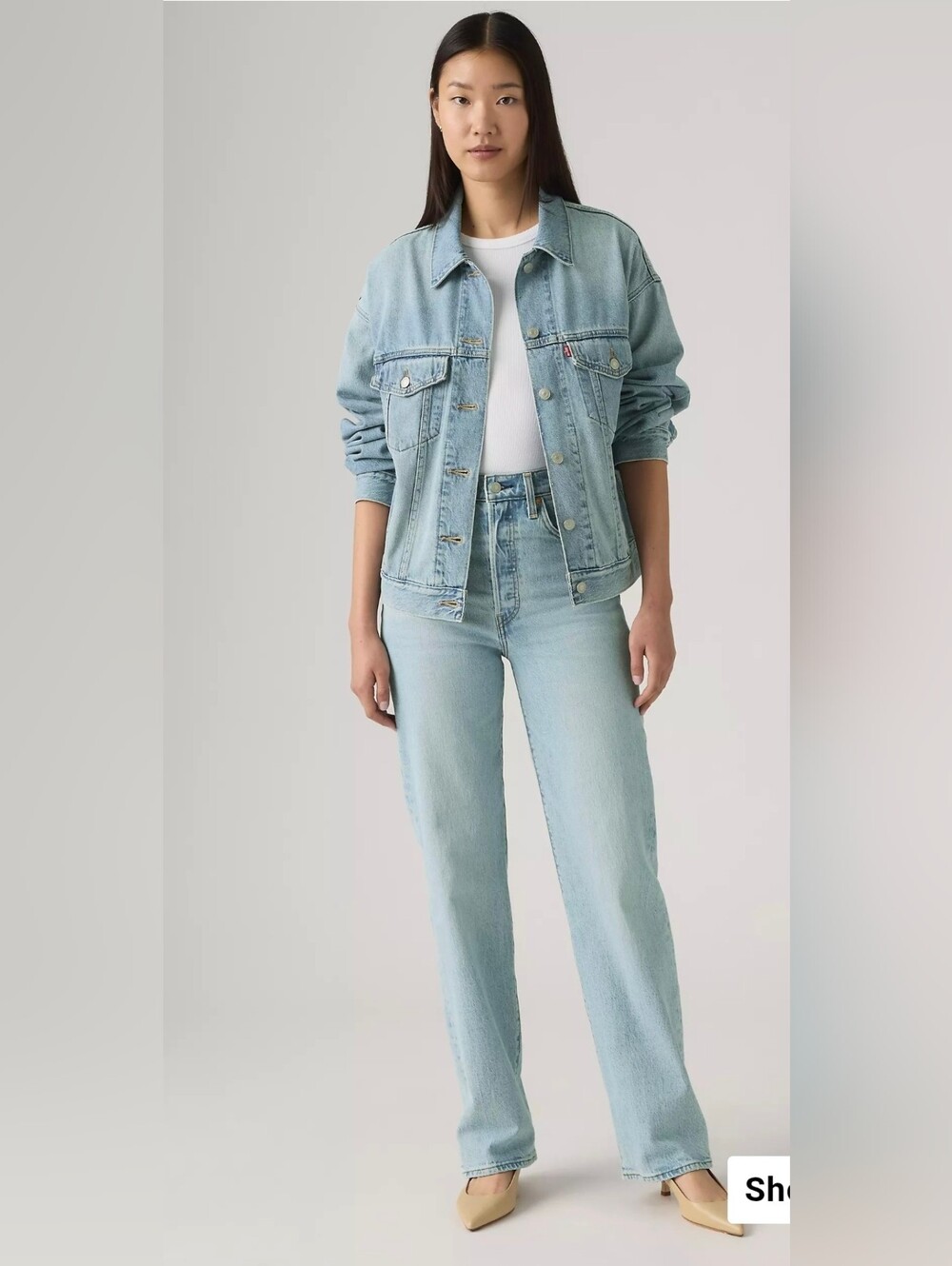 Levi's High-Rise Ribcage Straight Jeans 29/32